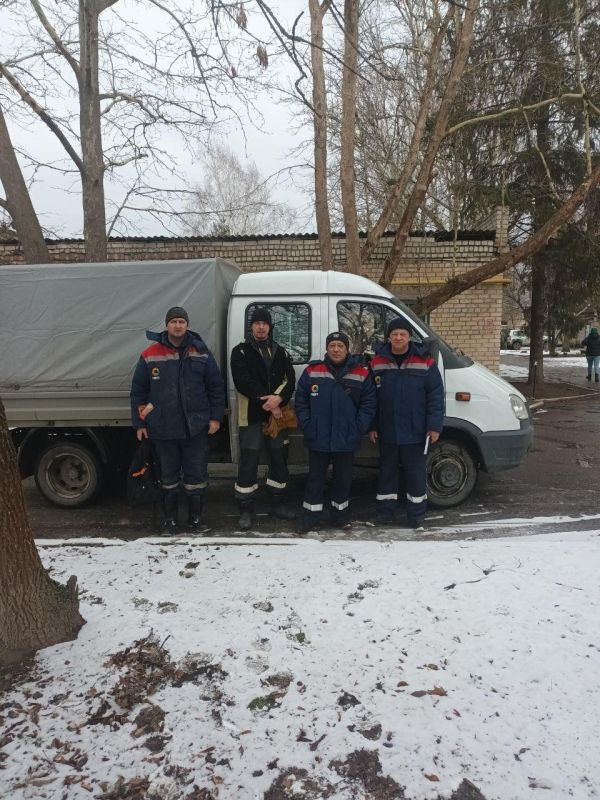 Рязанские специалисты продолжают ремонт отопления в Чаплынской ЦРБ