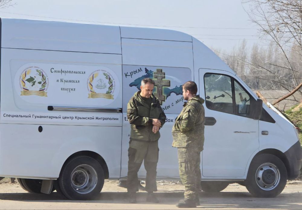 Специальный гуманитарный центр Крымской митрополии доставил помощь на Херсонщину Специальный гуманитарный центр Крымской митрополии доставил помощь на Херсонщину