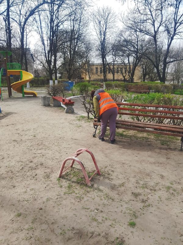 В Великой Лепетихе идет благоустройство территории В Великой Лепетихе идет благоустройство территории