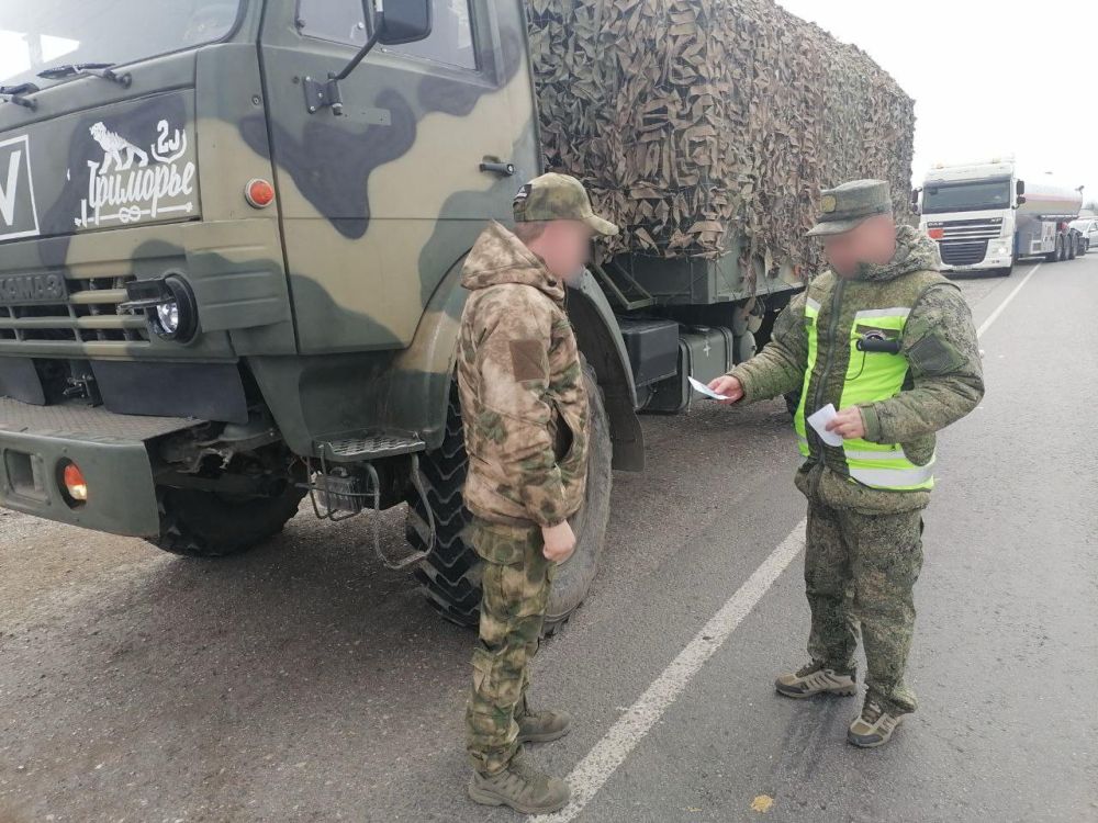 Военные автоинспекторы Южного военного округа, дислоцированные в Херсонской области, на протяжении апреля будут проводить профилактические мероприятия Военные автоинспекторы Южного военного округа, дислоцированные в Херсонской области, на протяжении апреля будут проводить профилактические мероприятия