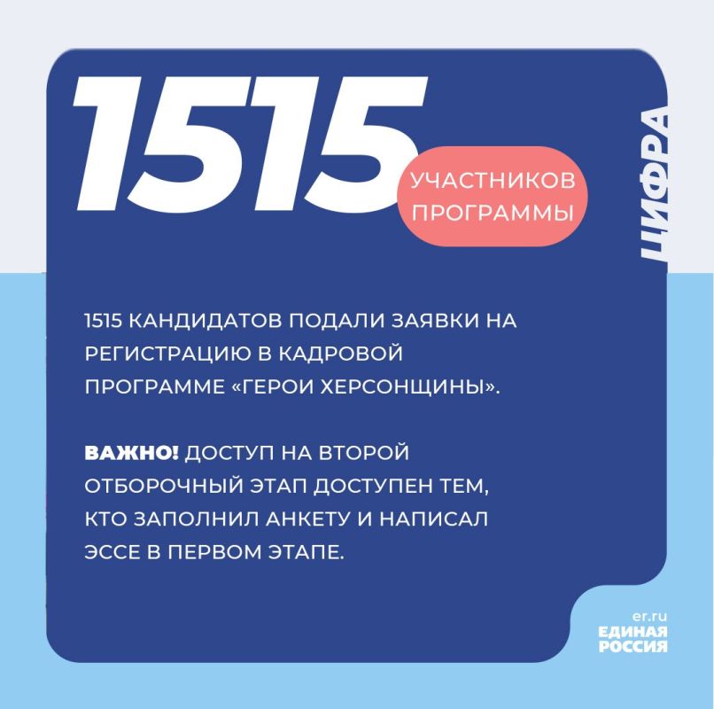 Второй отборочный этап проекта «Герои Херсонщины» стартует уже завтра, 4 апреля, в 12:00! Второй отборочный этап проекта «Герои Херсонщины» стартует уже завтра, 4 апреля, в 12:00!