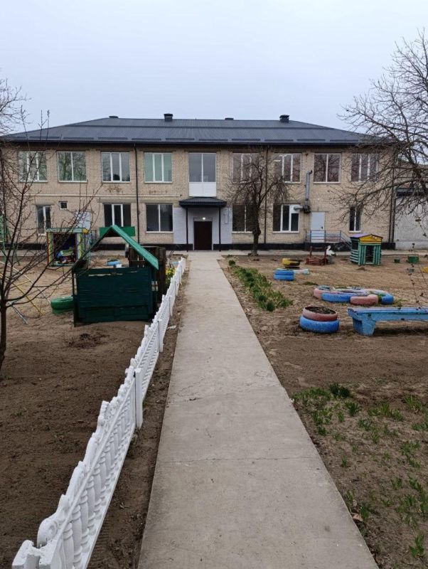 Детский сад «Золотая рыбка» в Круглоозерке: капитальный ремонт завершается Детский сад «Золотая рыбка» в Круглоозерке: капитальный ремонт завершается