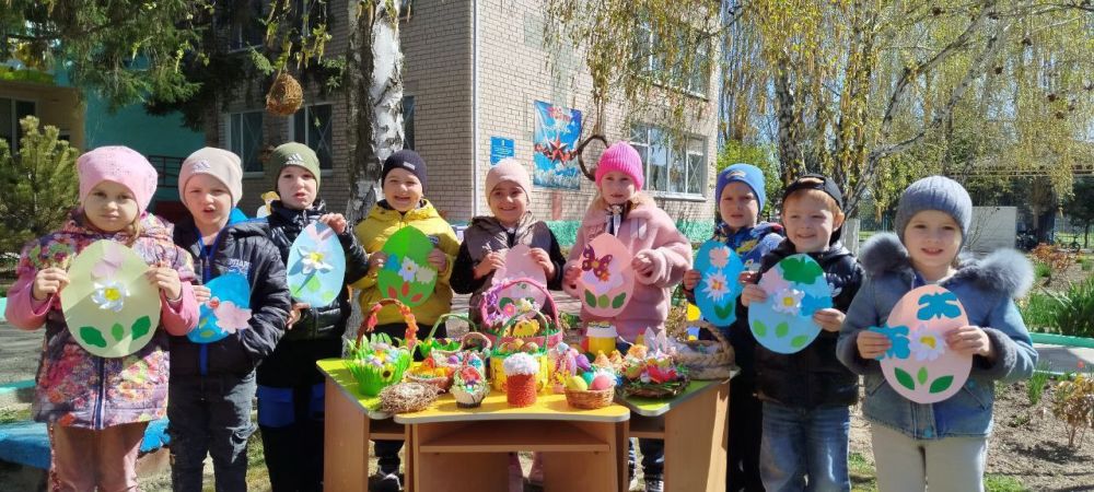 Пасхальная выставка в детском саду "Солнышко" Пасхальная выставка в детском саду "Солнышко"