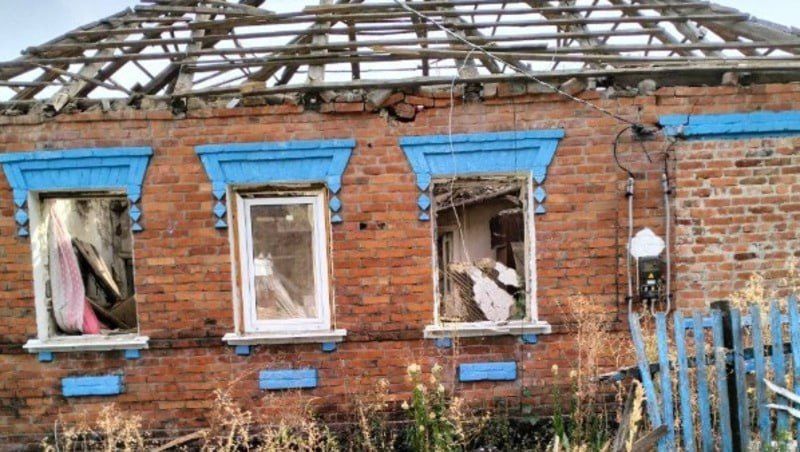 Обстрел Заводовки: удар по частному дому Обстрел Заводовки: удар по частному дому