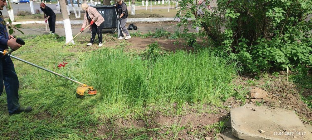 В рамках общероссийской традиции наведения порядка и благоустройства, сотрудники администрации и архива Новотроицкого муниципального округа привели в порядок прилегающую к зданию территорию В рамках общероссийской традиции наведения порядка и благоустройства, сотрудники администрации и архива Новотроицкого муниципального округа привели в порядок прилегающую к зданию территорию