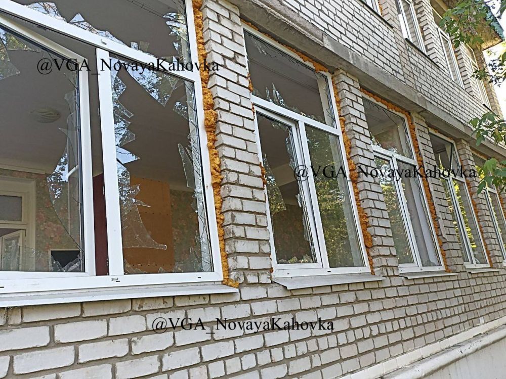 Виталий Гура: Результаты последствий ударов киевского режима по городскому округу Новая Каховка Виталий Гура: Результаты последствий ударов киевского режима по городскому округу Новая Каховка