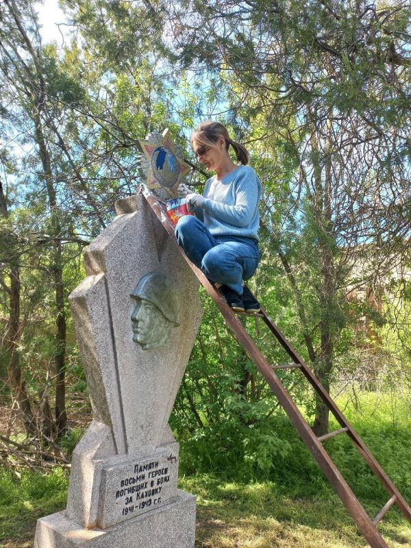 Памятники, посвящённые погибшим в годы Великой Отечественной войны, были благоустроены в Лукьяновке и Васильевке Памятники, посвящённые погибшим в годы Великой Отечественной войны, были благоустроены в Лукьяновке и Васильевке