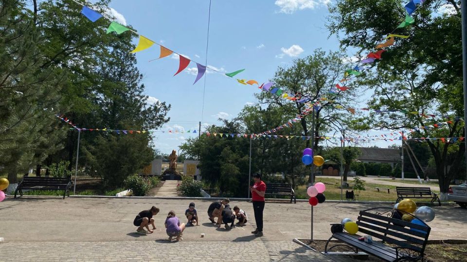 Празднование Дня Защиты Детей в Новодмитровке Второй и Трофимовка Празднование Дня Защиты Детей в Новодмитровке Второй и Трофимовка