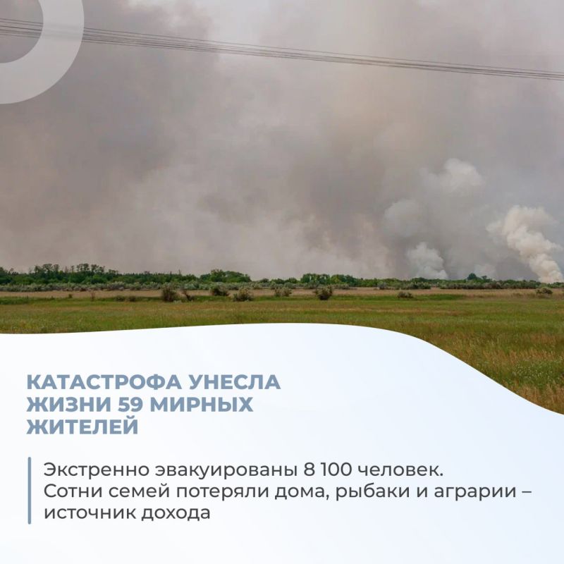 Два года после подрыва Каховской ГЭС: трагедия унесла жизни 59 мирных граждан Два года после подрыва Каховской ГЭС: трагедия унесла жизни 59 мирных граждан
