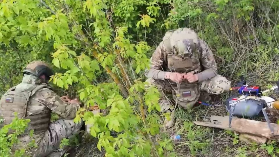Боевая работа мобильной группы FPV-охотников на Херсонском направлении