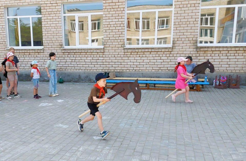&quot;Богатырские игры&quot;: для учеников Асканийской школы провели музыкально-спортивную программу