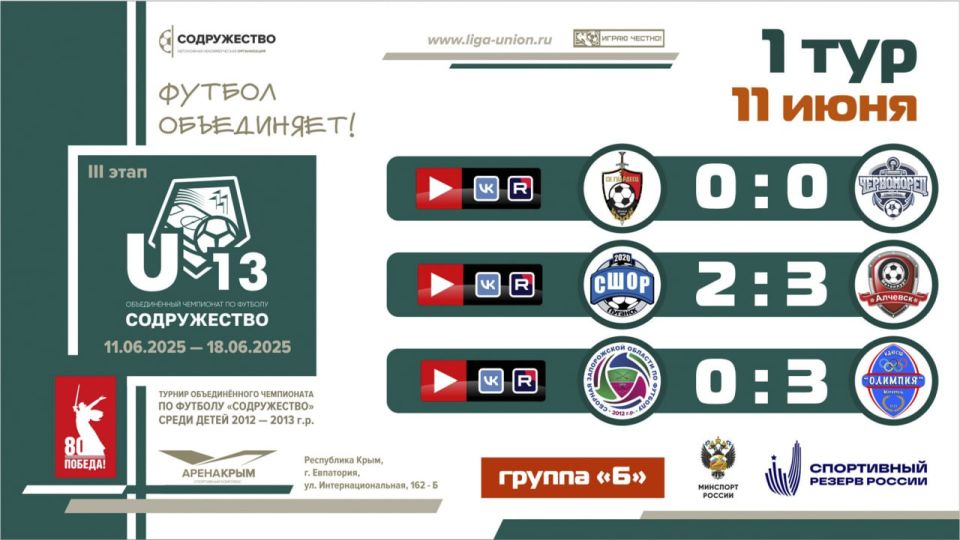  1   &quot;&quot; (U-13)!