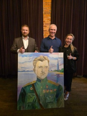 Владимир Сальдо: Познакомился с петербургской художницей Валерией Лошак — человеком с огромной энергией и настоящим патриотическим настроем
