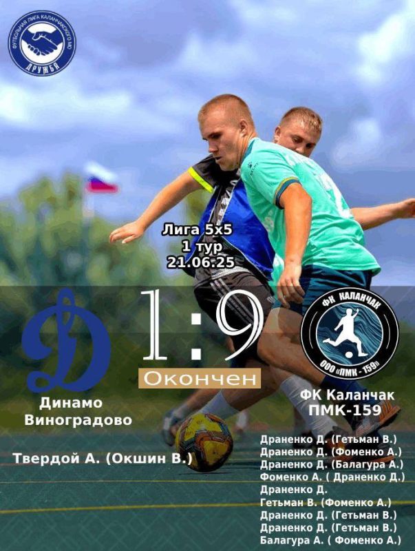 В Каланчаке стартовал муниципальный чемпионат по футболу 5/5!