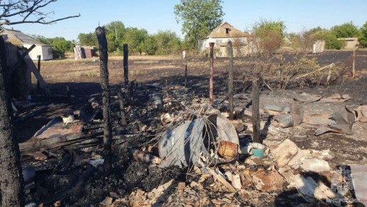 Спасатели МЧС Херсонской области за минувшие сутки ликвидировали два техногенных и шесть ландшафтных пожаров