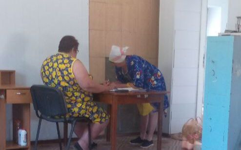Выдача гуманитарной помощи в Ольгинском территориальном отделе Горностаевского муниципального округа Выдача гуманитарной помощи в Ольгинском территориальном отделе Горностаевского муниципального округа