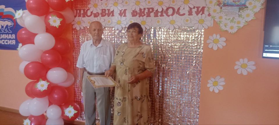 Почетными грамотами наградили семейные пары в Сокологорном Почетными грамотами наградили семейные пары в Сокологорном