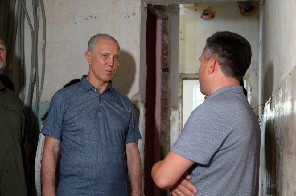 В Геническом детском саду, ремонтируемом по проекту «Единой России» «Новая школа», выполнено больше 50% запланированных работ В Геническом детском саду, ремонтируемом по проекту «Единой России» «Новая школа», выполнено больше 50% запланированных работ