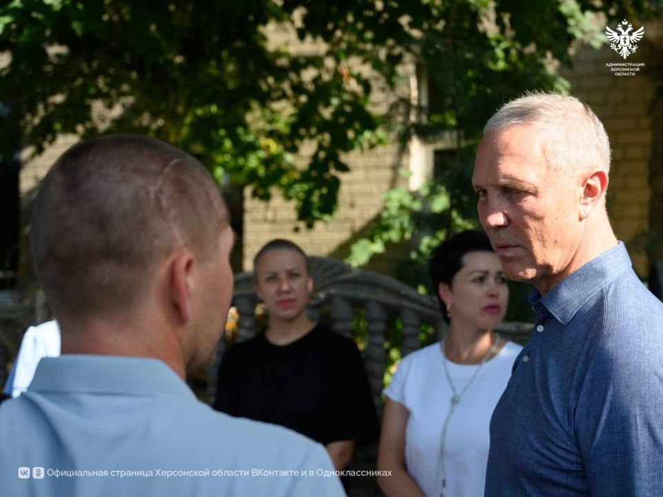 Владимир Сальдо проинспектировал ход ремонта детского сада в рамках проекта «Новая школа» Владимир Сальдо проинспектировал ход ремонта детского сада в рамках проекта «Новая школа»