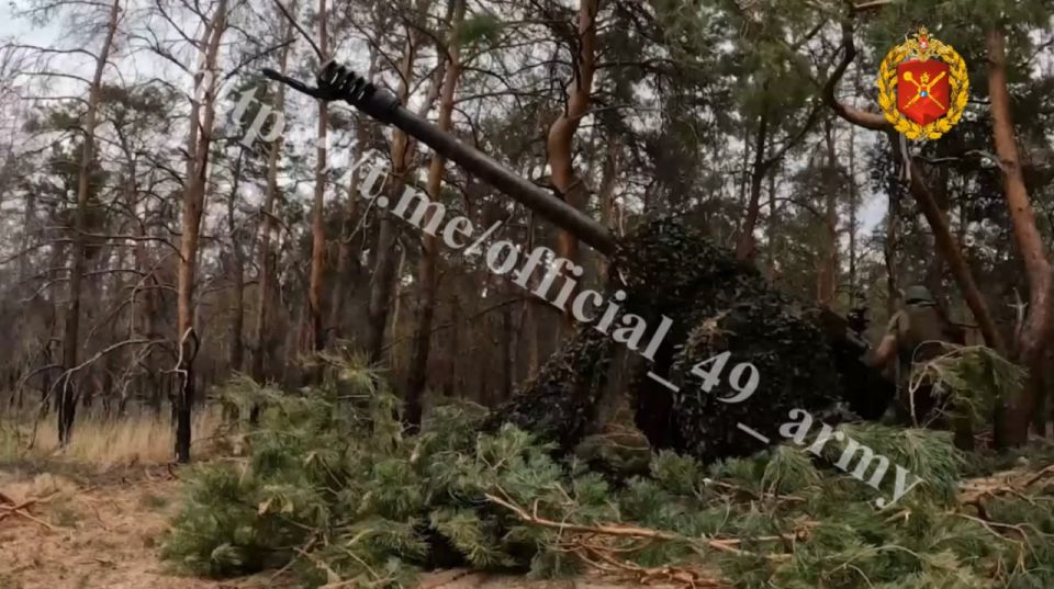 Боевая работа артиллерийского расчёта Д-30 на Херсонском направлении Боевая работа артиллерийского расчёта Д-30 на Херсонском направлении