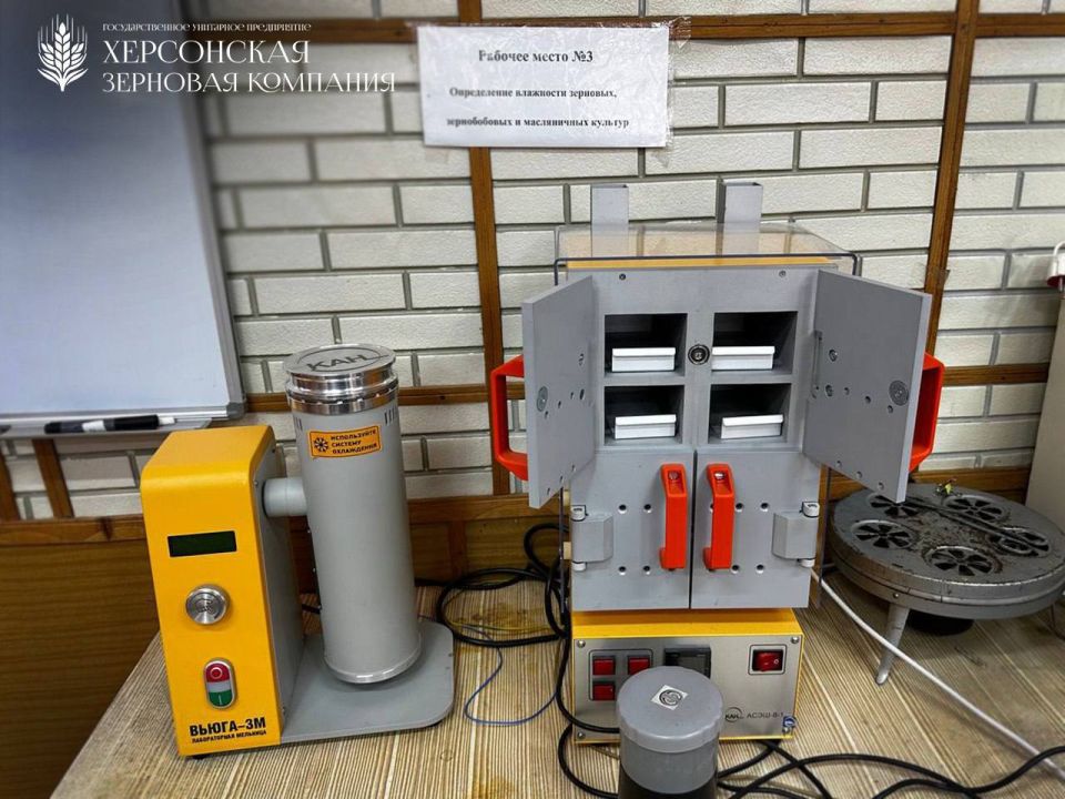 С начала 2024 года специалисты лаборатории филиала «Братолюбовский элеватор» Херсонской зерновой компании провели более 1000 исследований проб зерновых и масличных культур, выращенных аграриями Херсонской области С начала 2024 года специалисты лаборатории филиала «Братолюбовский элеватор» Херсонской зерновой компании провели более 1000 исследований проб зерновых и масличных культур, выращенных аграриями Херсонской области