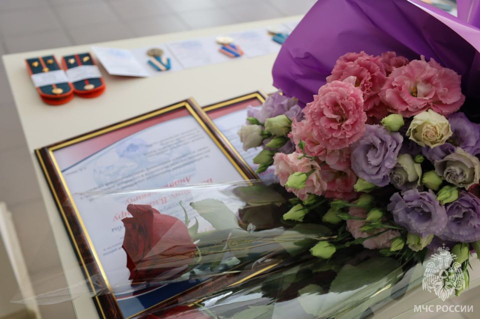 В Главном управлении МЧС России по Херсонской области состоялось торжественное мероприятие, посвященное Дню образования Госпожнадзора