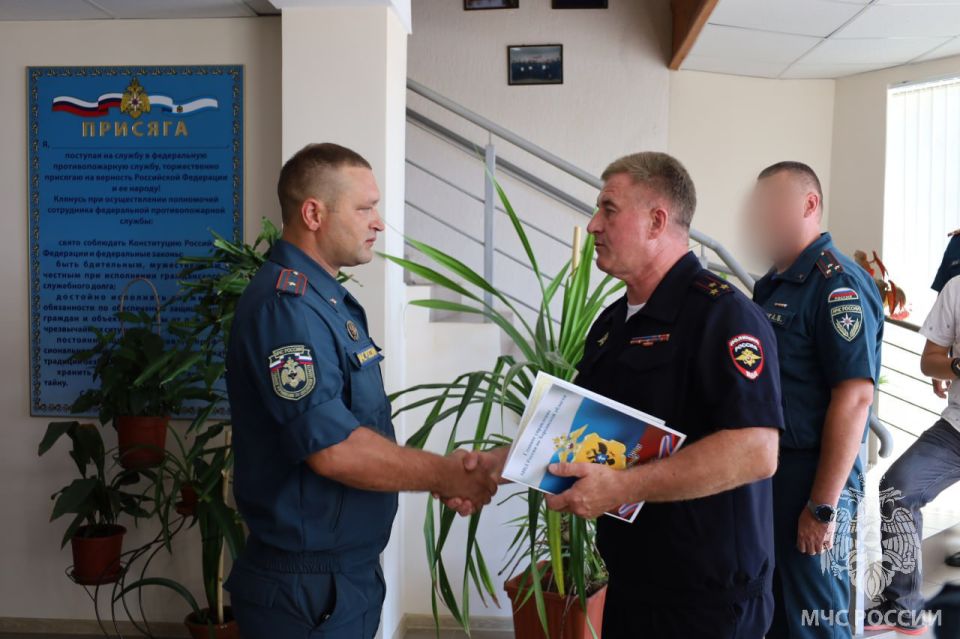В Главном управлении МЧС России по Херсонской области состоялось торжественное мероприятие, посвященное Дню образования Госпожнадзора В Главном управлении МЧС России по Херсонской области состоялось торжественное мероприятие, посвященное Дню образования Госпожнадзора