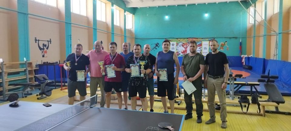 Сотрудник следственного управления принял участие в межведомственном турнире по настольному теннису