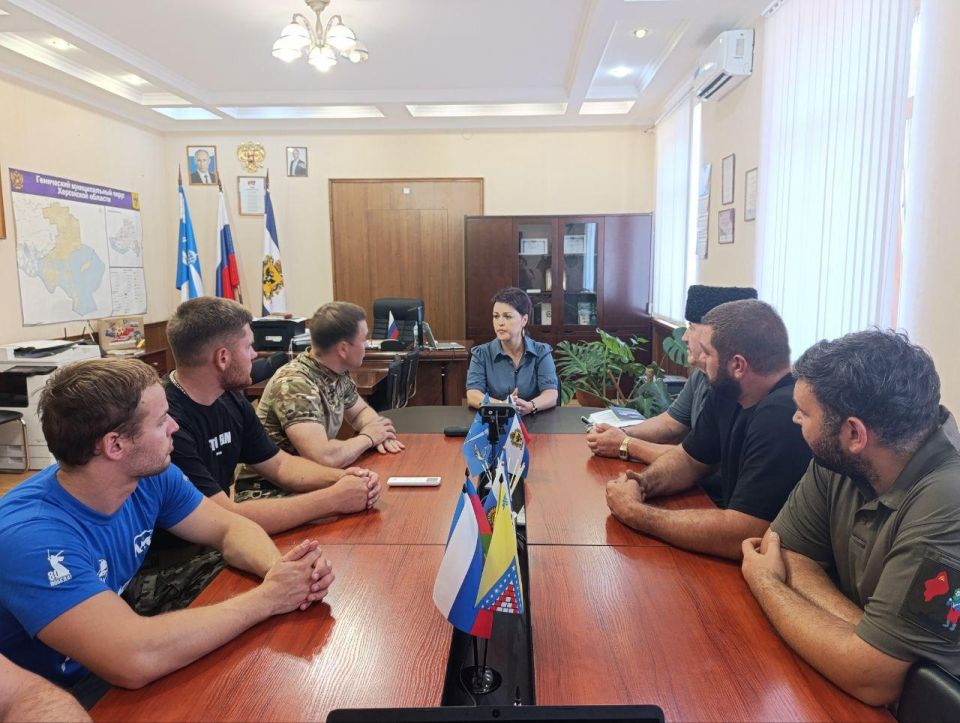 Помощь от поселений Крымского района Кубани доставлена в Геническ Помощь от поселений Крымского района Кубани доставлена в Геническ