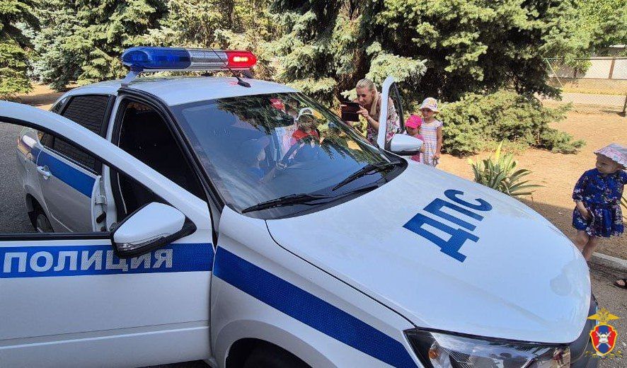 В Херсонской области госавтоинспекторы провели мероприятие для малышей В Херсонской области госавтоинспекторы провели мероприятие для малышей