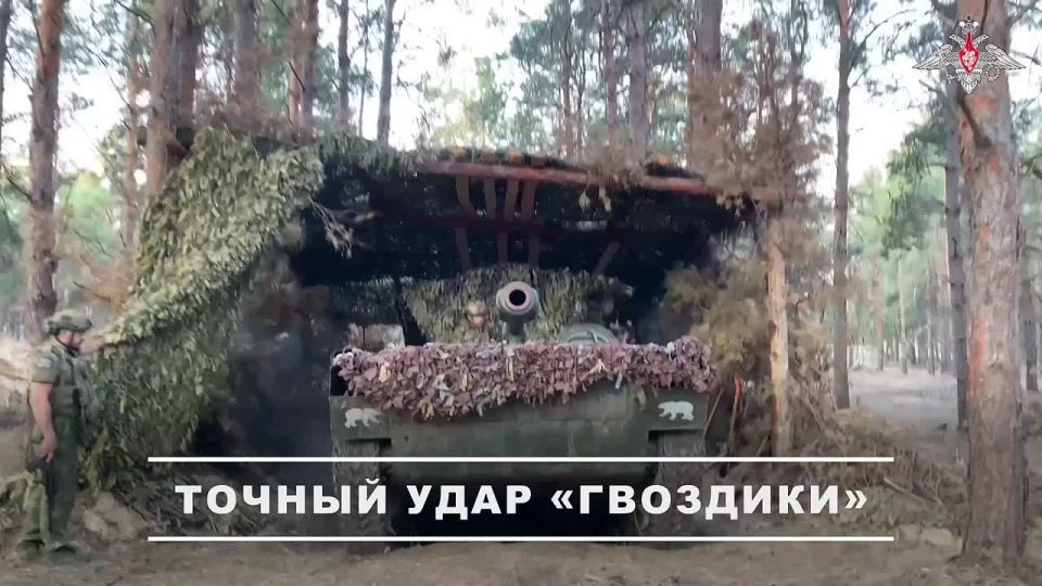 Минобороны России: Морпехи-артиллеристы из состава группировки «Днепр» уничтожили опорный пункт ВСУ в Херсонской области