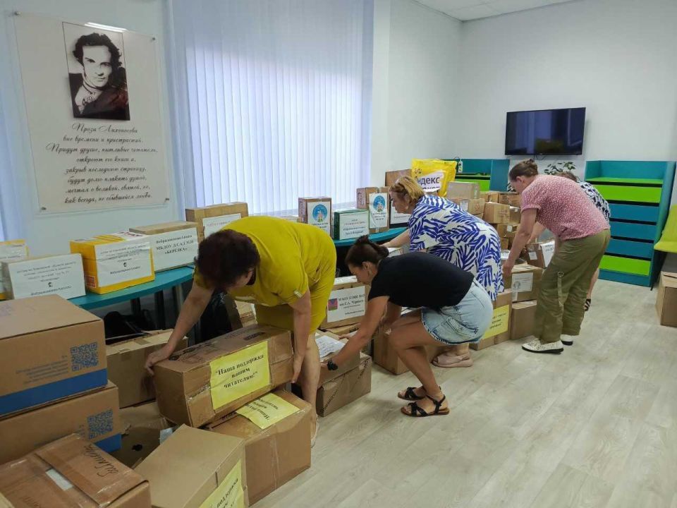 Больше двух тысяч книг собрали анапчане для библиотек Херсонской области Больше двух тысяч книг собрали анапчане для библиотек Херсонской области