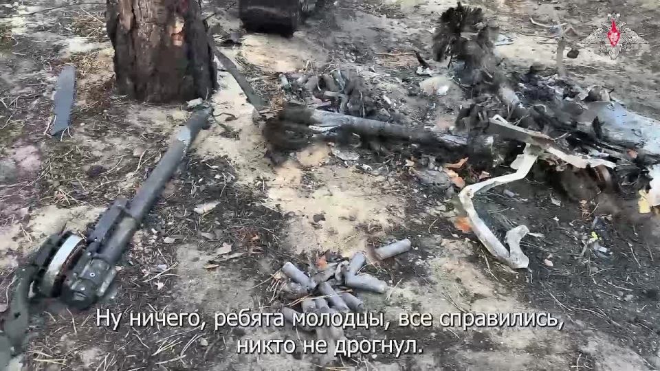 Минобороны России: За прошедшую ночь в Херсонской области бойцы группировки войск «Днепр» уничтожили 11 дронов ВСУ типа «Баба-Яга»