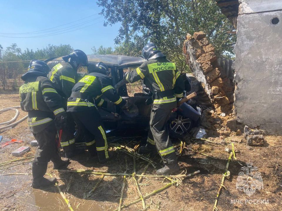 В Каланчакском округе на пожаре погиб мужчина