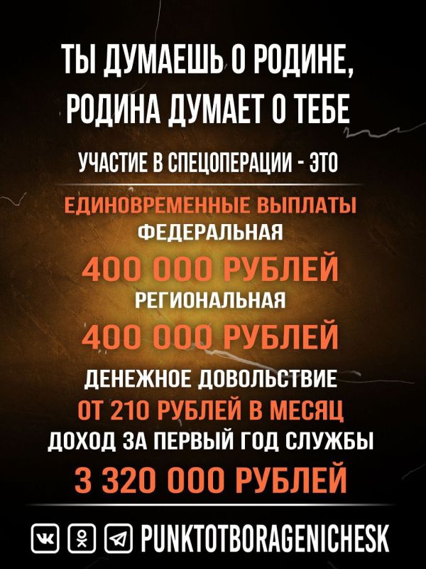 Присоединяйся к СВОим! Служи по контракту! Присоединяйся к СВОим! Служи по контракту!