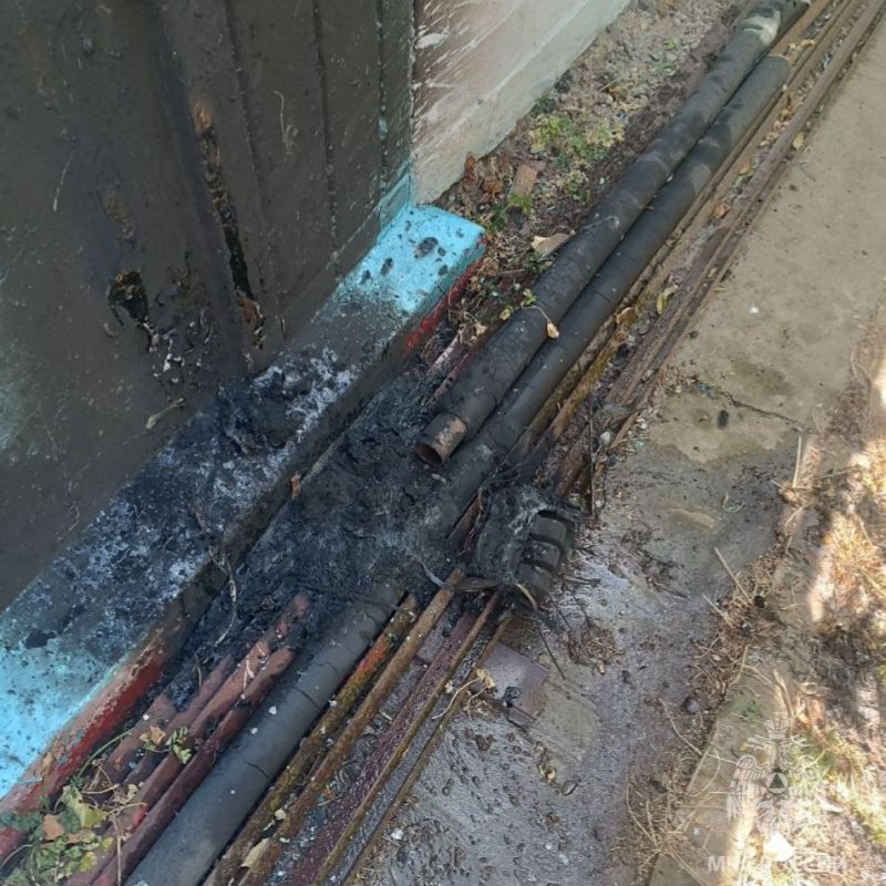 В Каланчаке загорелся электросчётчик