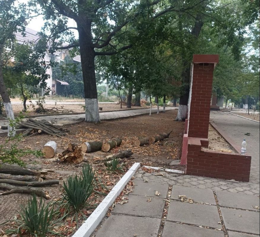Виталий Титаренко: Ликвидация последствий обстрелов и поддержание порядка в Голой Пристани Виталий Титаренко: Ликвидация последствий обстрелов и поддержание порядка в Голой Пристани