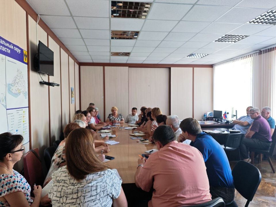 В Каланчакском муниципальном округе прошло рабочее совещание под руководством ВрИП главы округа Галины Перелович В Каланчакском муниципальном округе прошло рабочее совещание под руководством ВрИП главы округа Галины Перелович