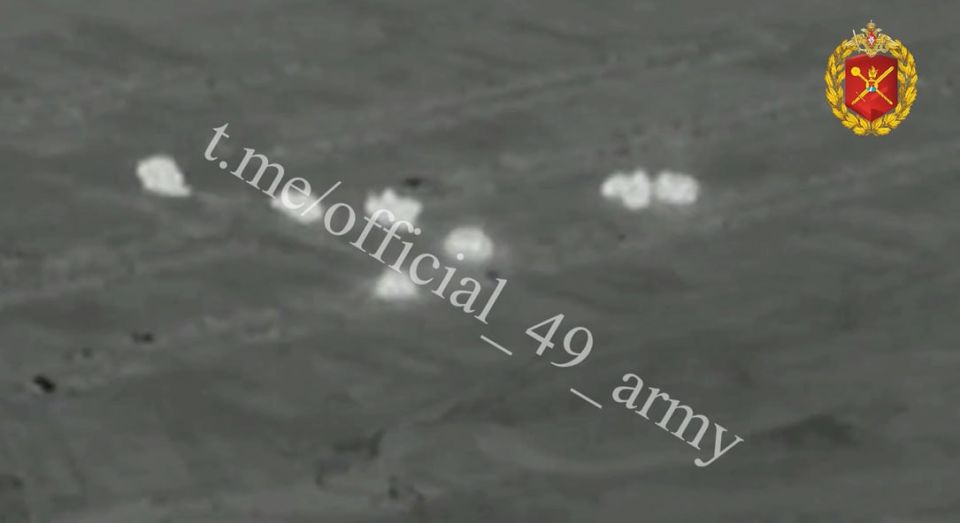 Боевая работа расчётов РСЗО «Град» Боевая работа расчётов РСЗО «Град»