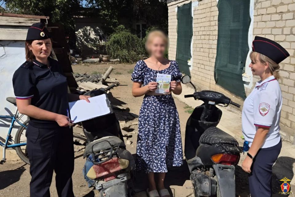 В Херсонской области госавтоинспекторы провели профилактическую акцию «Мототехника»