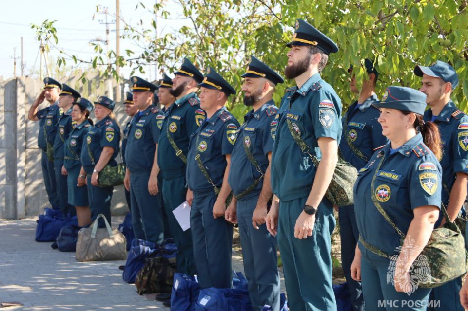 Сотрудники МЧС России отрабатывают навыки тушения природных пожаров Сотрудники МЧС России отрабатывают навыки тушения природных пожаров