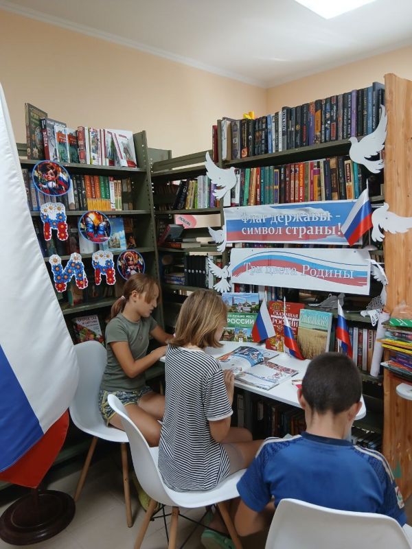 Ко Дню Государственного флага Российской Федерации в учреждениях культуры Чаплинского муниципального округа прошли мероприятия Ко Дню Государственного флага Российской Федерации в учреждениях культуры Чаплинского муниципального округа прошли мероприятия