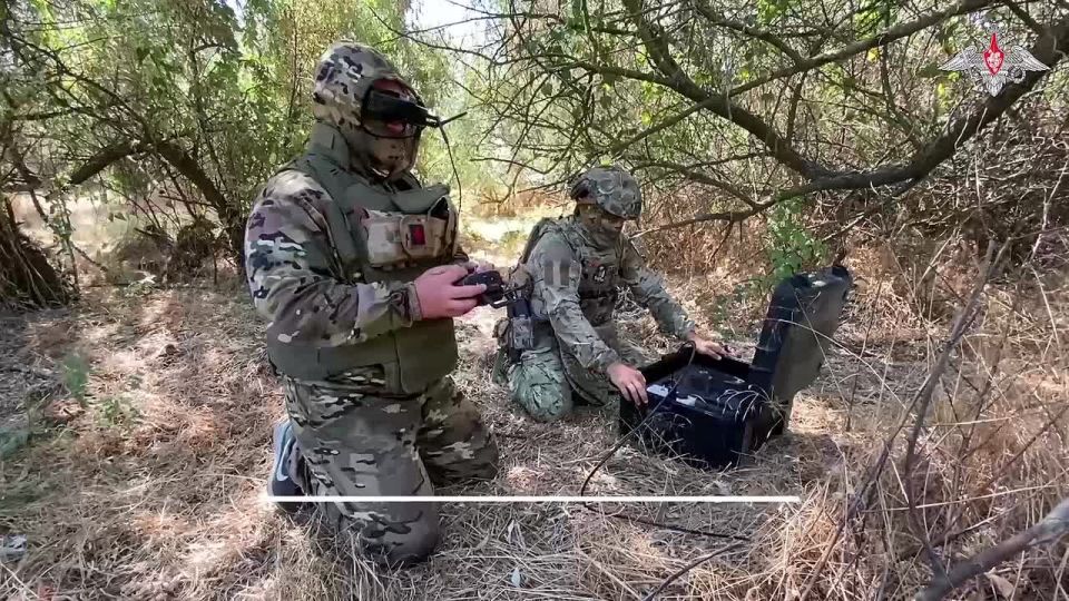 Минобороны России: Расчет ударных FPV-дронов 49-й общевойсковой армии уничтожил вражеский расчет БПЛА на правом берегу Днепра в Херсонской области