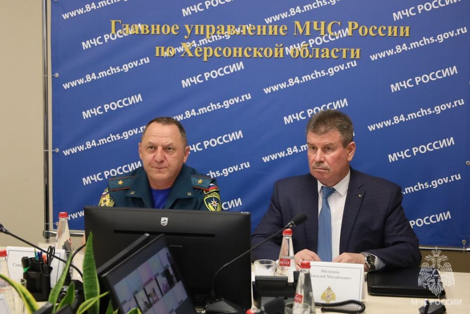 В Главном управлении МЧС России по Херсонской области состоялось внеплановое заседание КЧС и ОПБ В Главном управлении МЧС России по Херсонской области состоялось внеплановое заседание КЧС и ОПБ