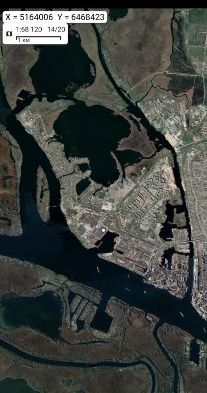Херсонское направление, район острова Корабел Херсонское направление, район острова Корабел