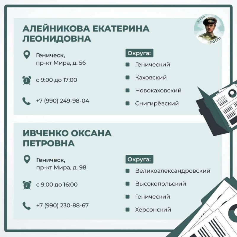 Нотариусы в Херсонской области Нотариусы в Херсонской области