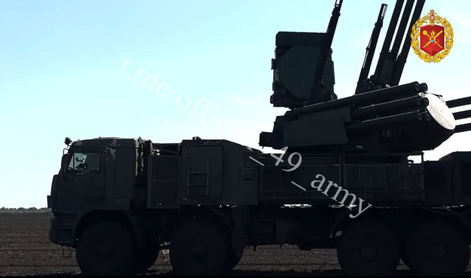 Боевая работа расчета ЗРПК «Панцирь-С1»у Боевая работа расчета ЗРПК «Панцирь-С1»у