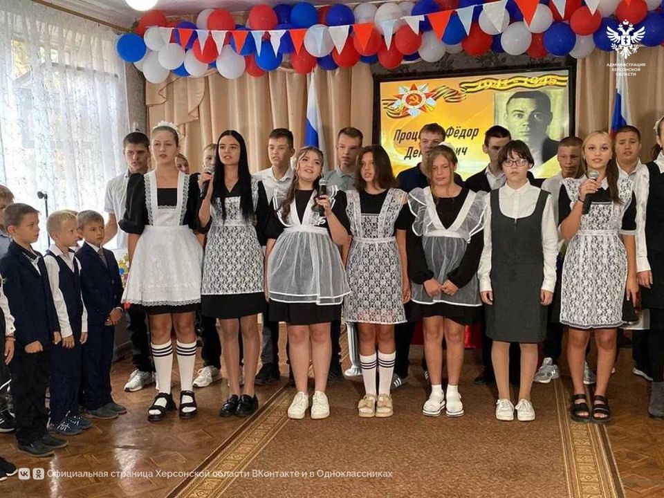 Двадцатую «Парту Героя» открыли в Херсонской области Двадцатую «Парту Героя» открыли в Херсонской области
