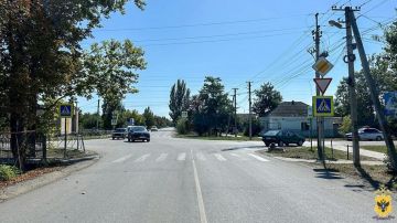 В Геническе в результате ДТП пострадал пенсионер-велосипедист