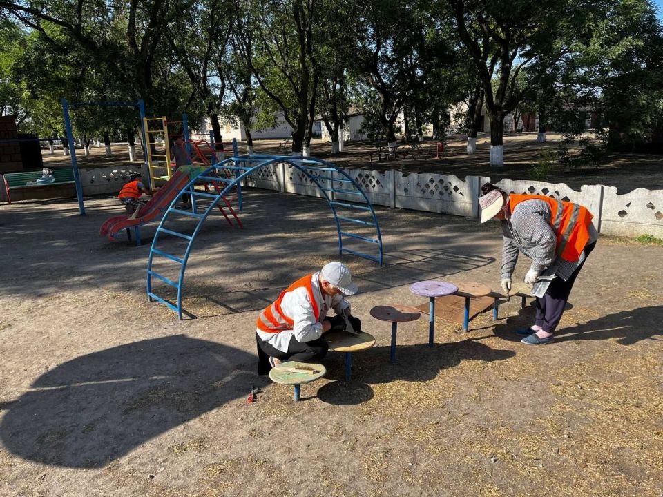 В Павловском ТО Генического округа благоустроили детскую площадку В Павловском ТО Генического округа благоустроили детскую площадку
